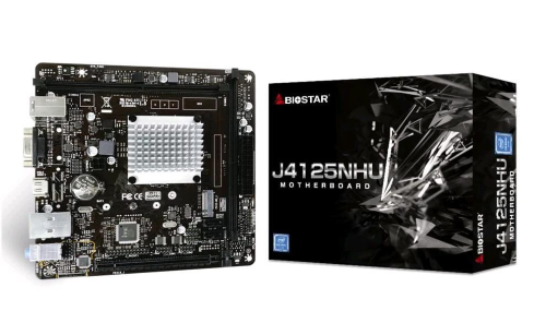 BIOSTAR J4125NHU SCHEDA MADRE INTEL 2xDDR3 VGA HDMI PCIe MINI-ITX DDR4-SDRAM